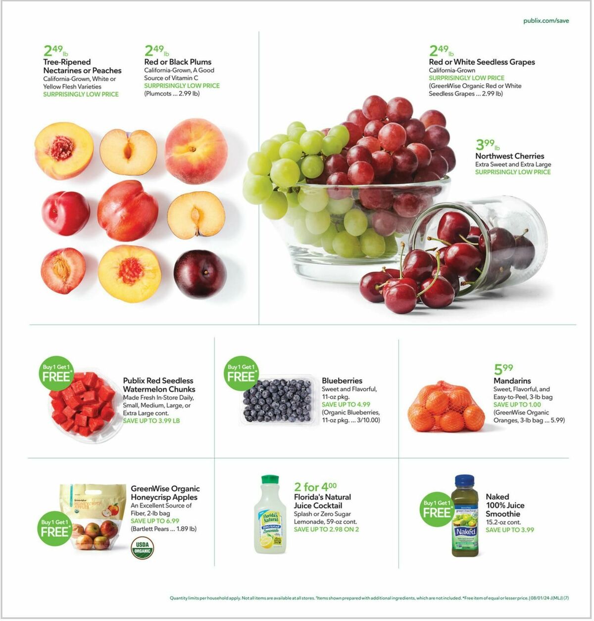 Publix Weekly Ad from July 31