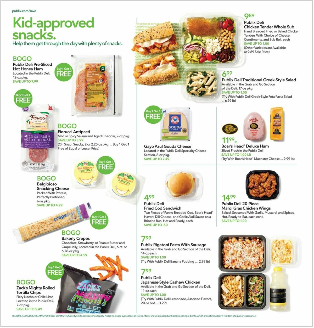 Publix Weekly Ad from July 31