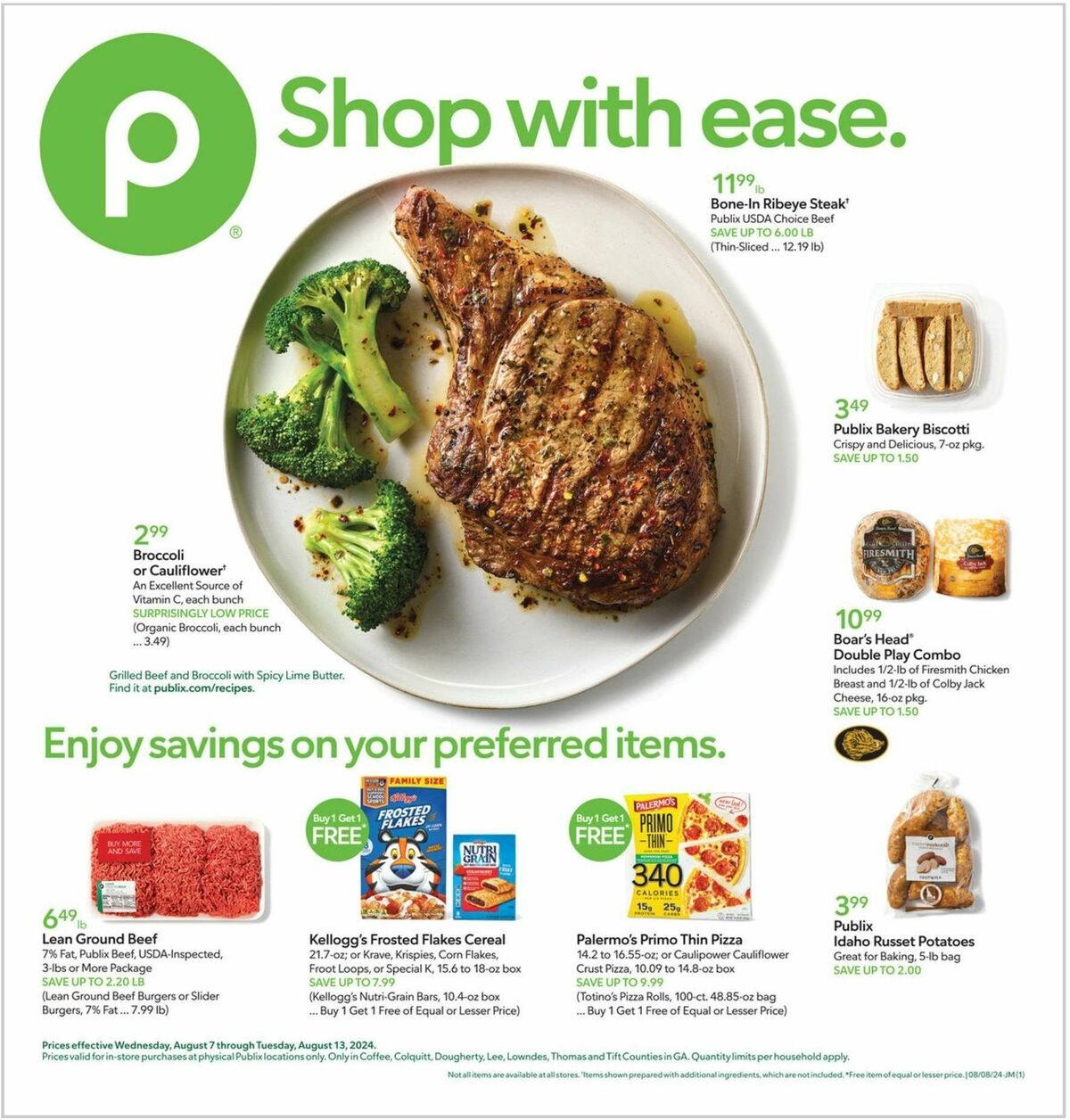 Publix Weekly Ad from August 7