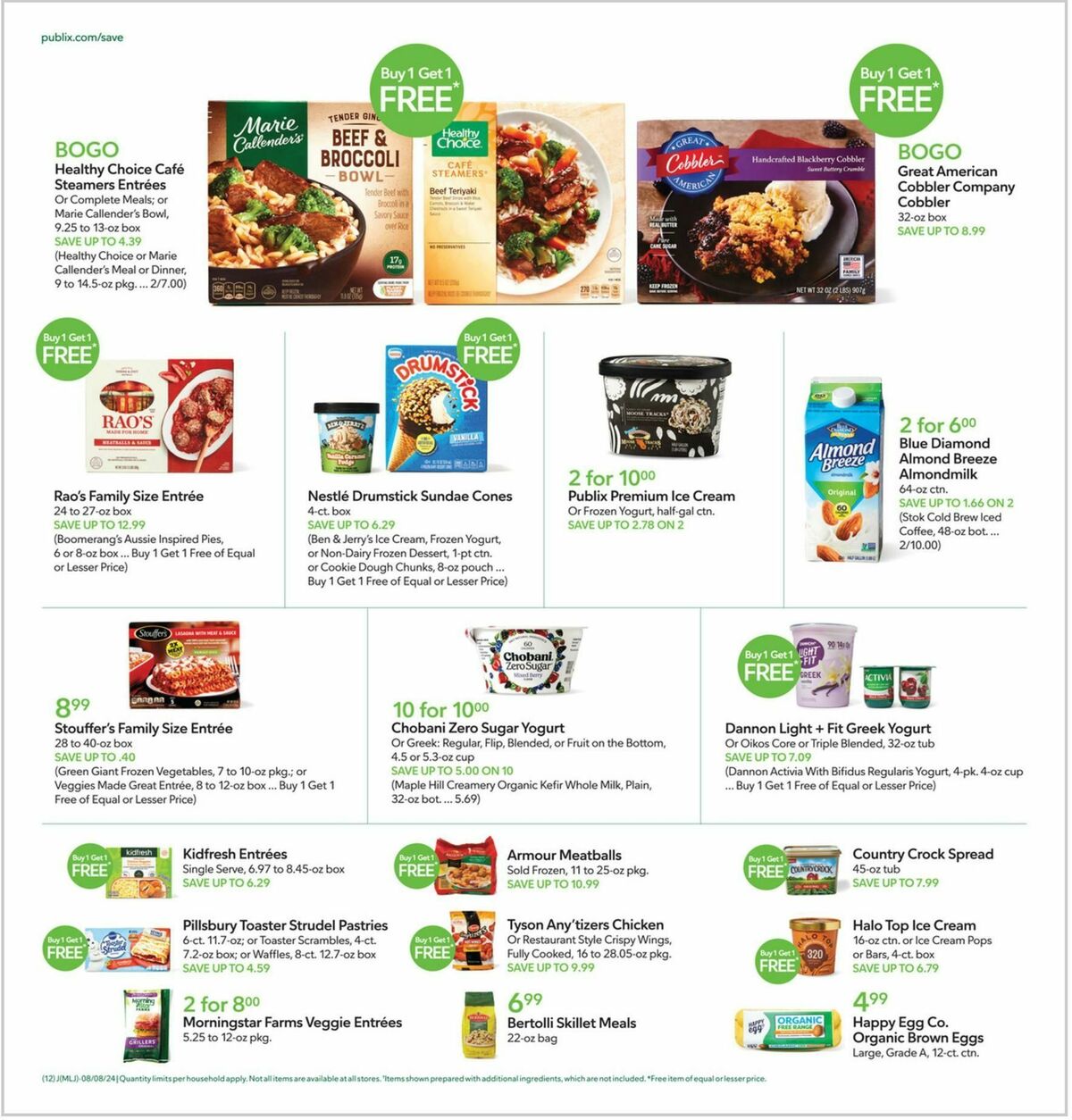 Publix Weekly Ad from August 7