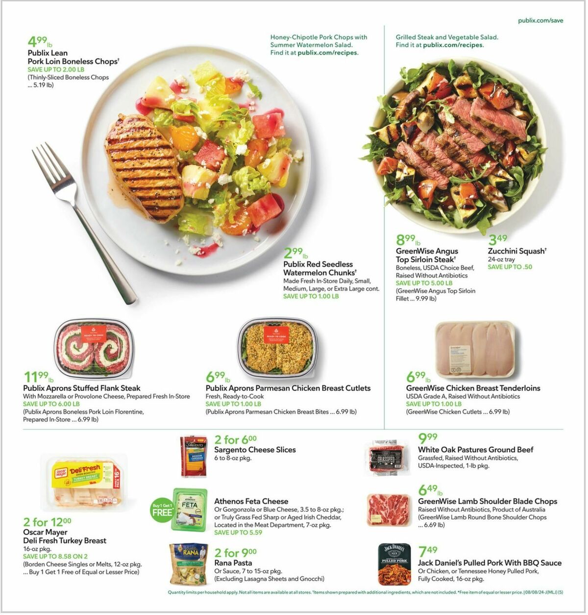 Publix Weekly Ad from August 7