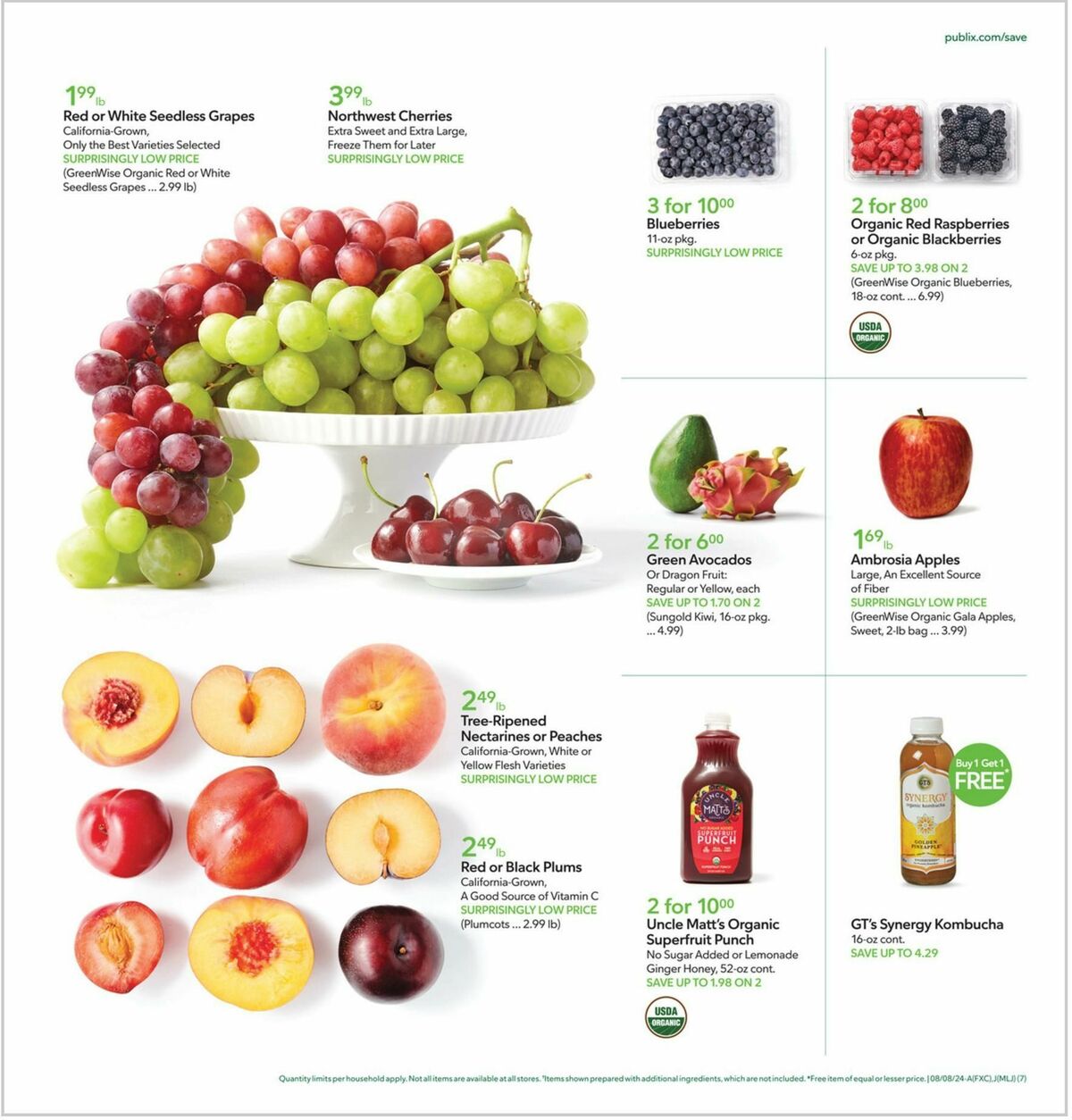 Publix Weekly Ad from August 7