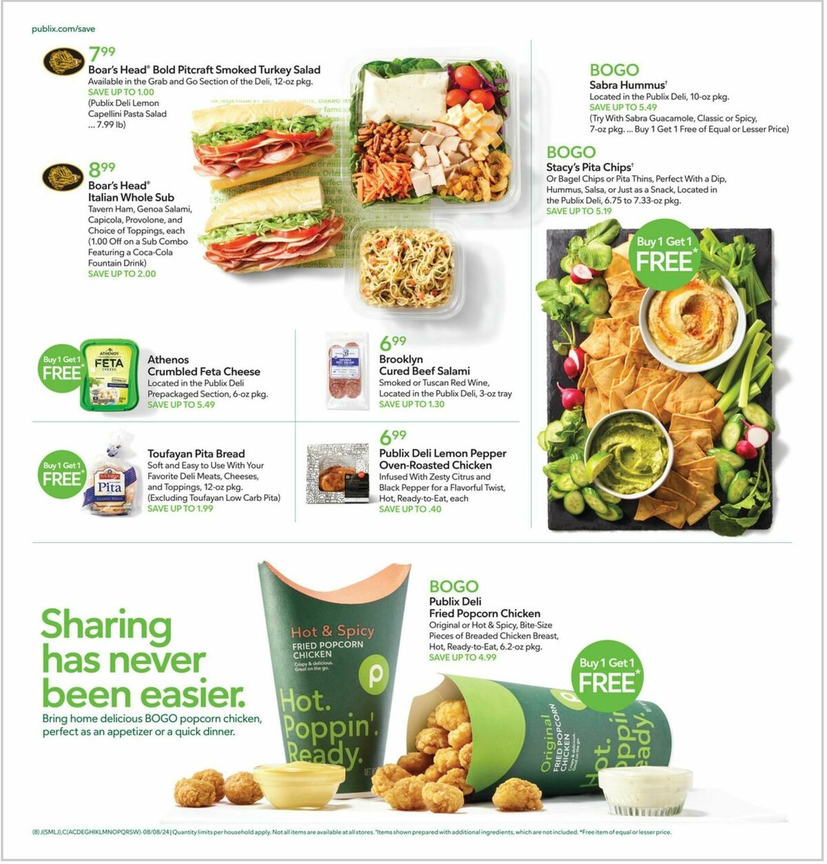 Publix Weekly Ad from August 7