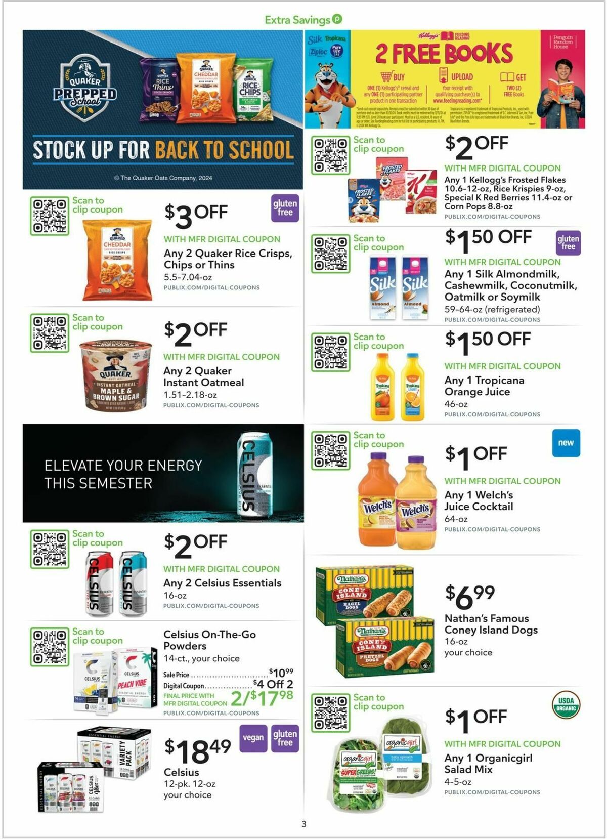 Publix Extra Savings Weekly Ad from August 10