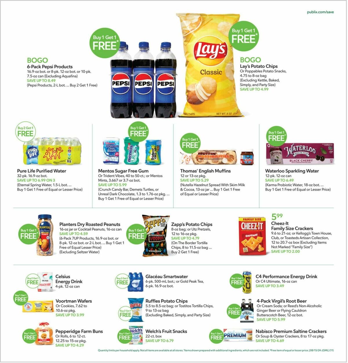 Publix Weekly Ad from August 14