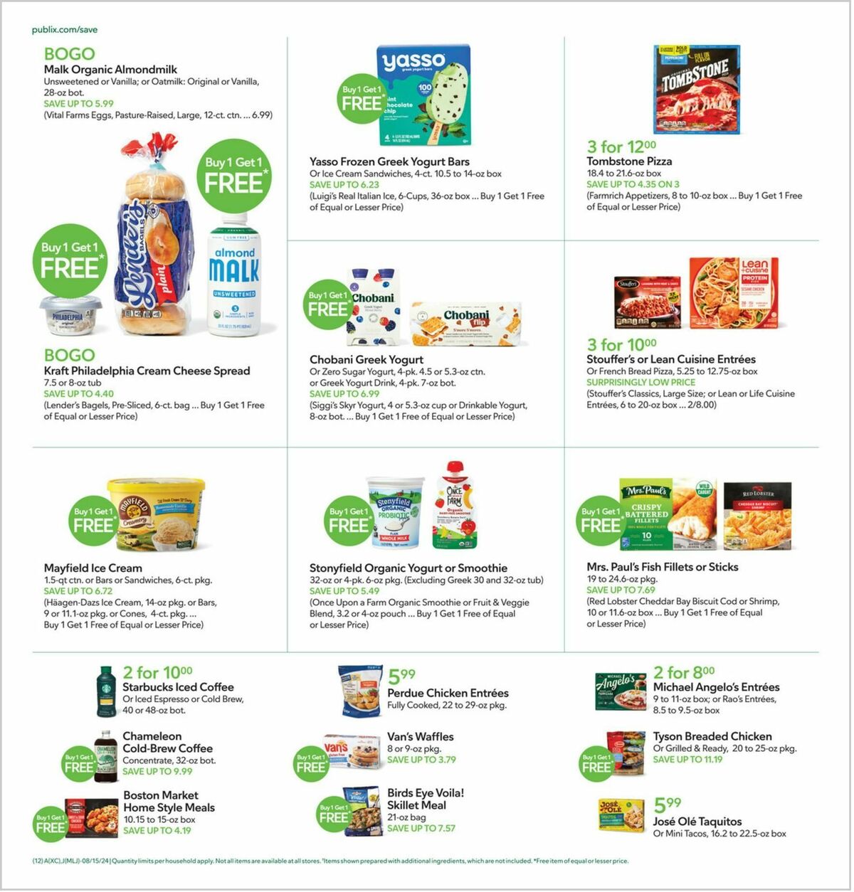 Publix Weekly Ad from August 14