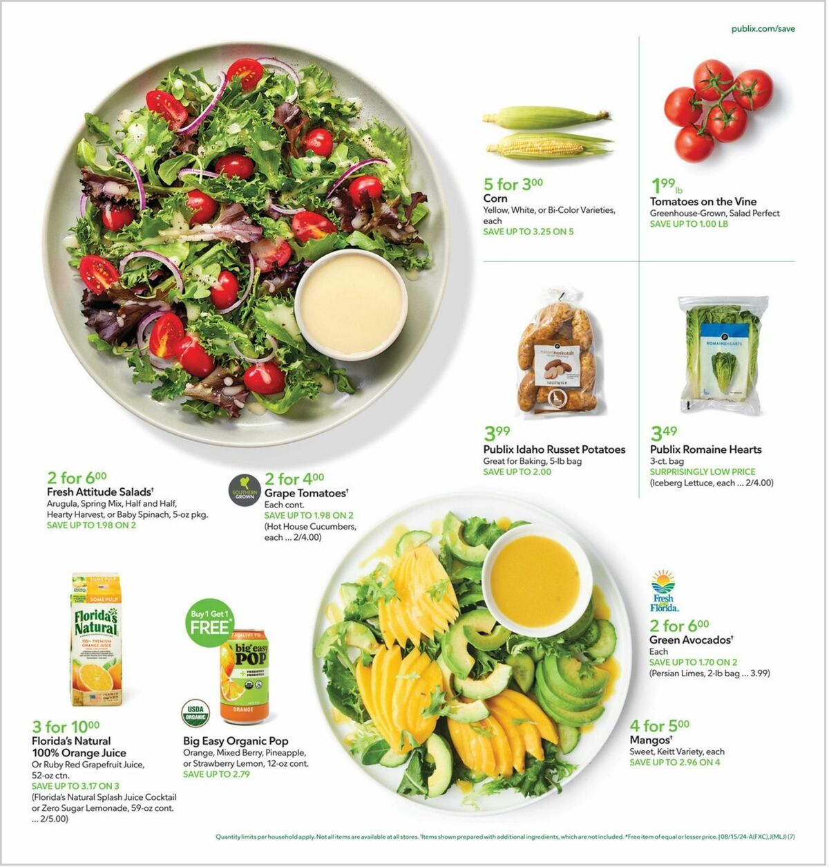 Publix Weekly Ad from August 14