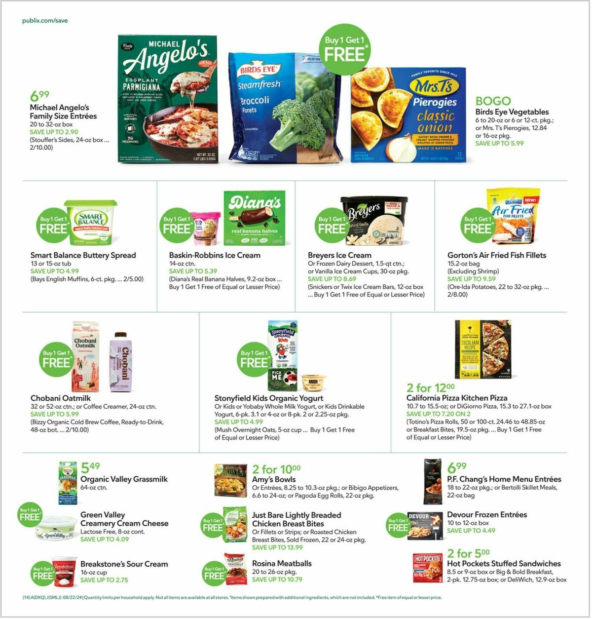 Publix Weekly Ad from August 21