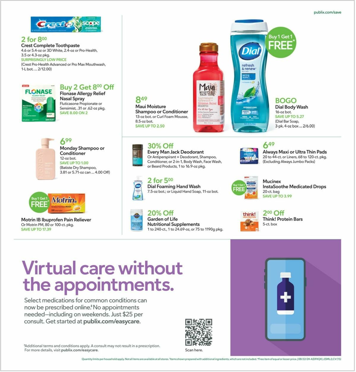 Publix Weekly Ad from August 21