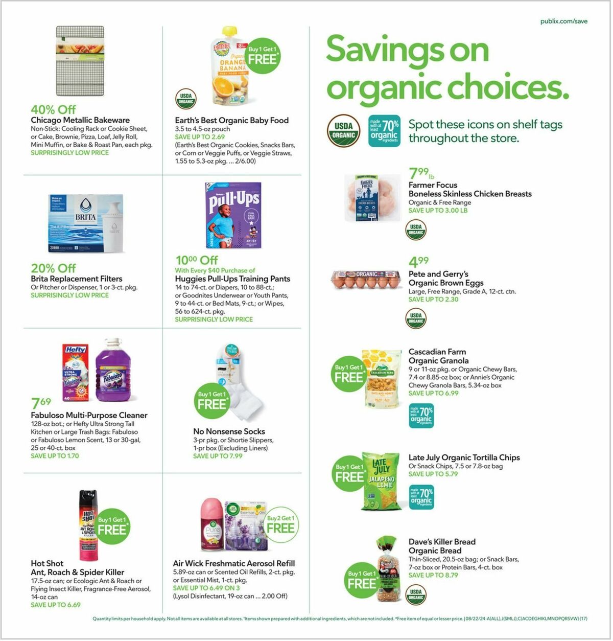 Publix Weekly Ad from August 21