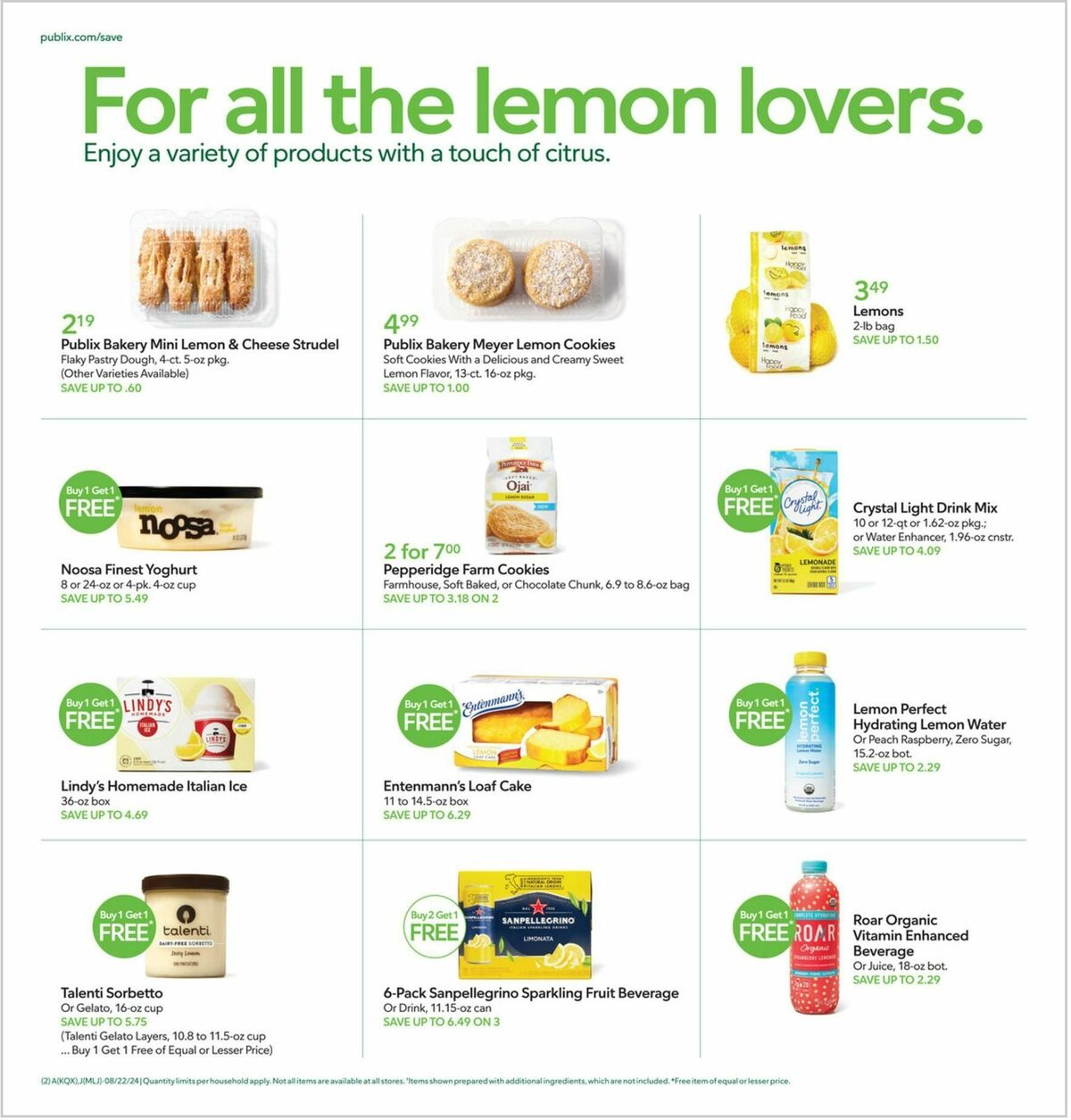 Publix Weekly Ad from August 21