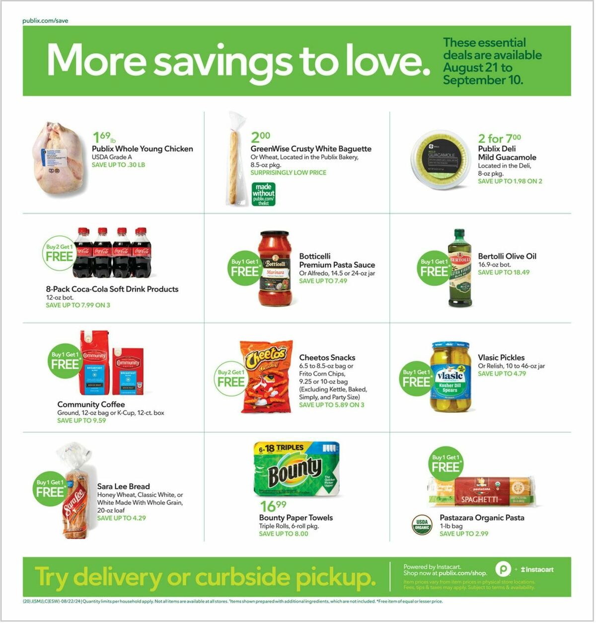 Publix Weekly Ad from August 21