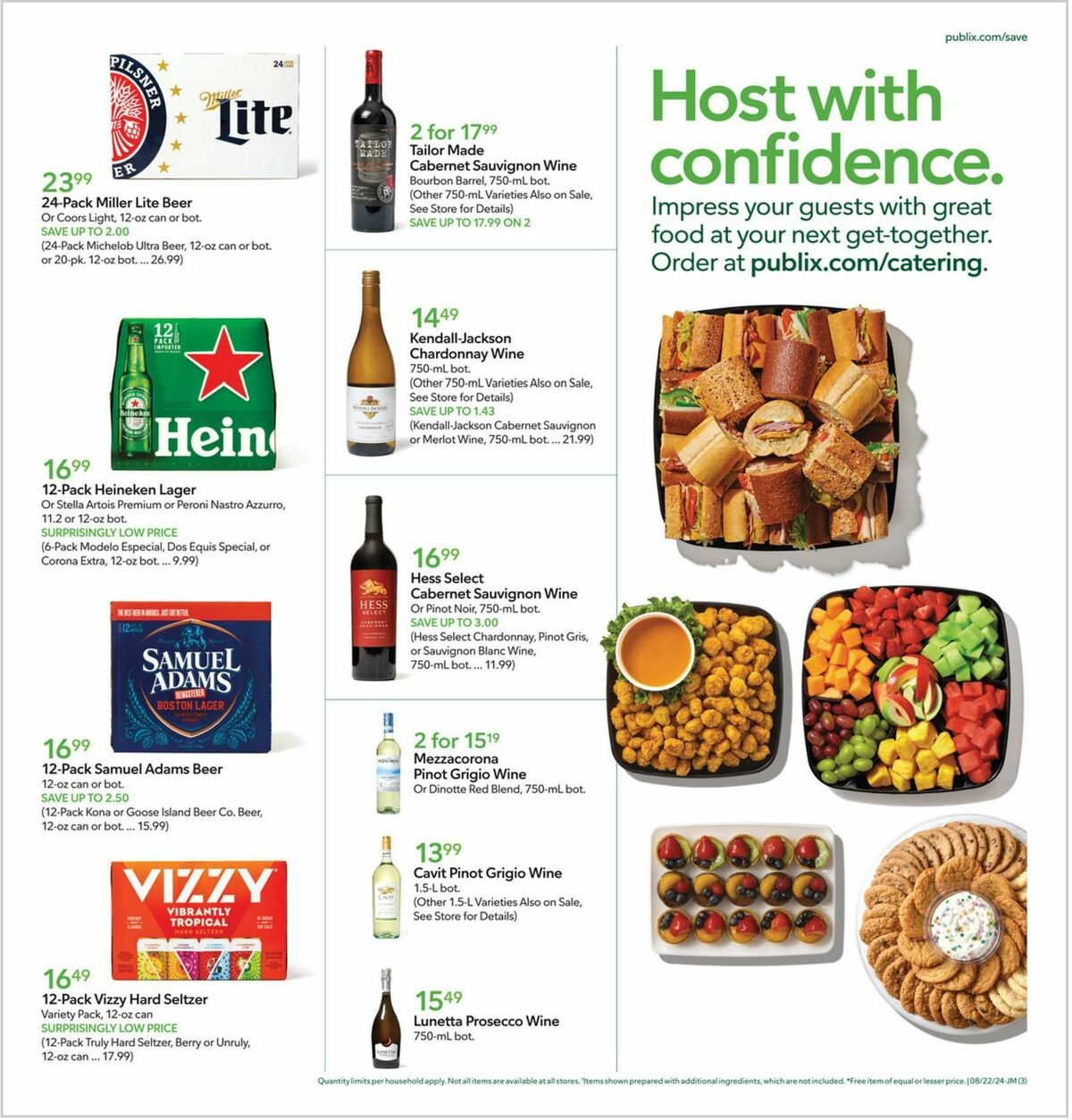 Publix Weekly Ad from August 21