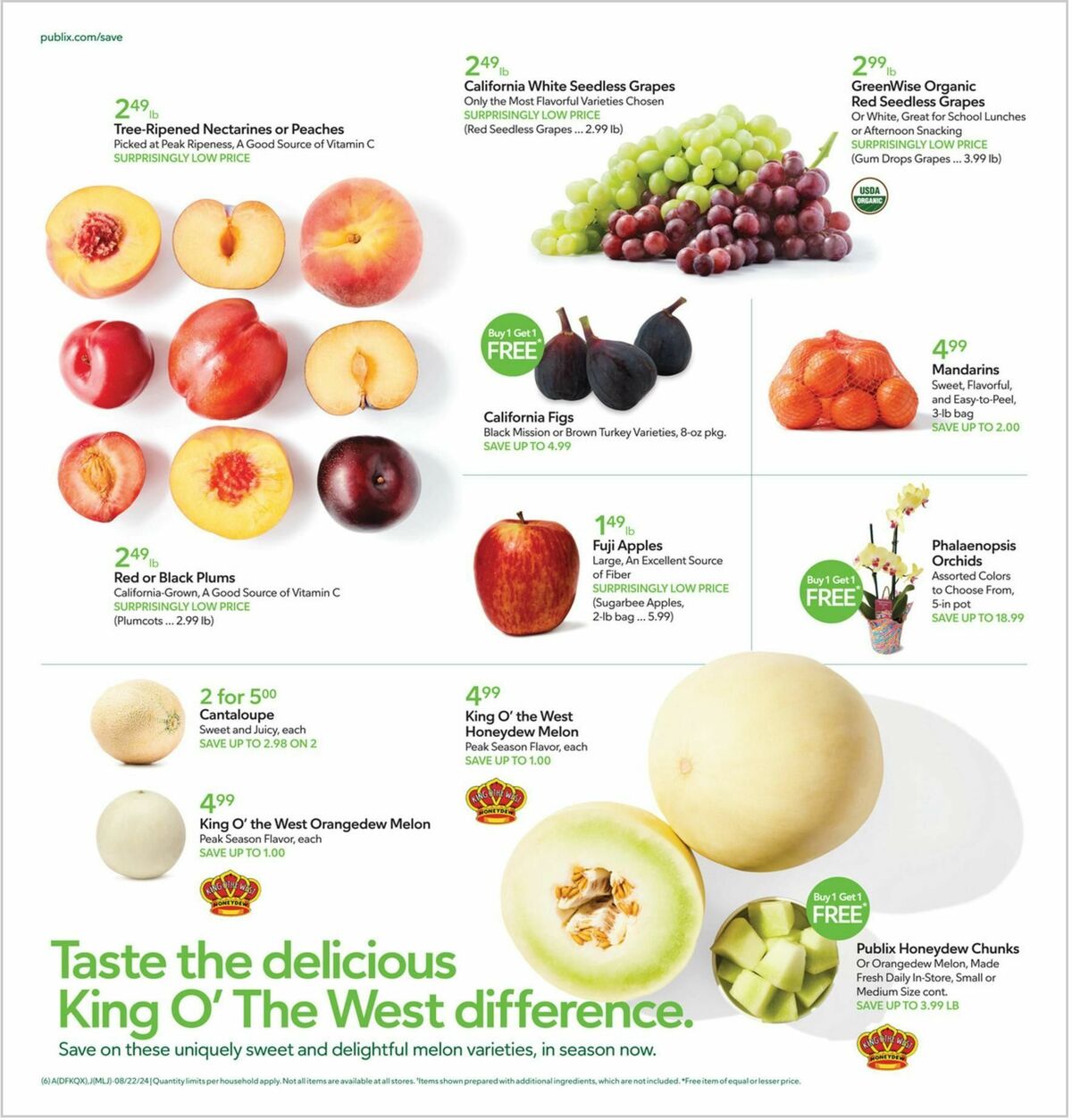 Publix Weekly Ad from August 21