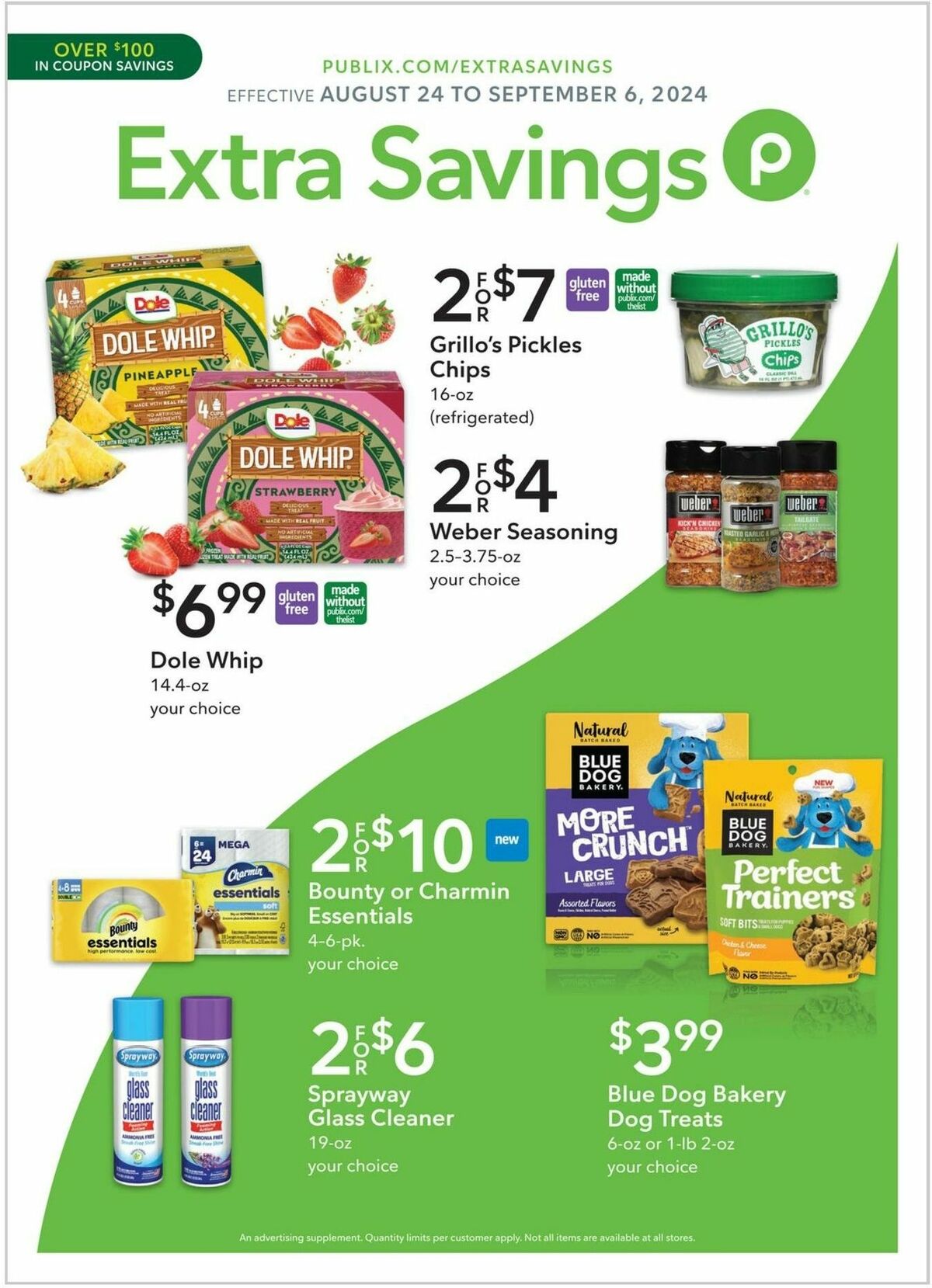 Publix Extra Savings Weekly Ad from August 24