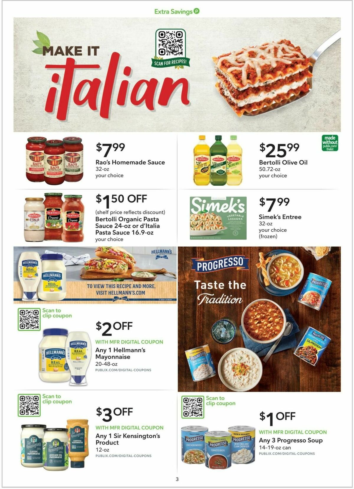 Publix Extra Savings Weekly Ad from August 24