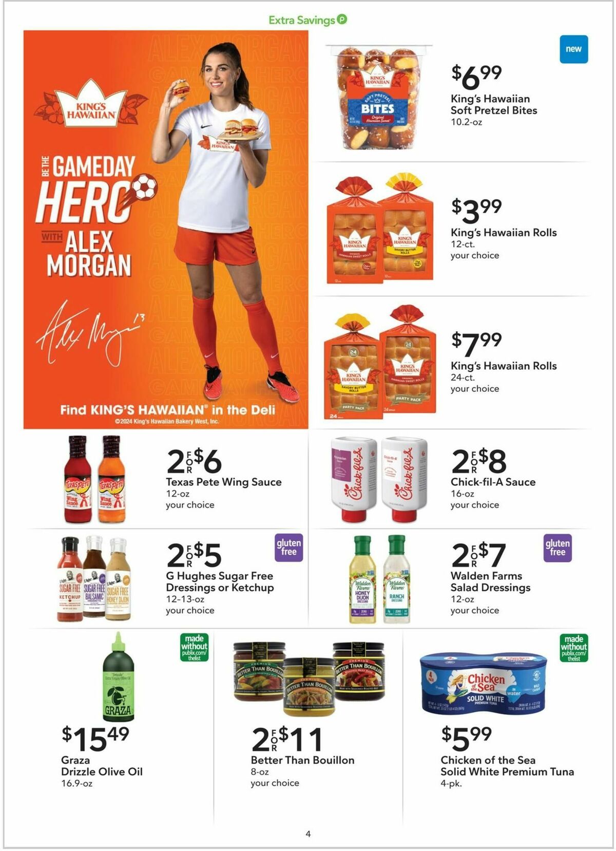 Publix Extra Savings Weekly Ad from August 24