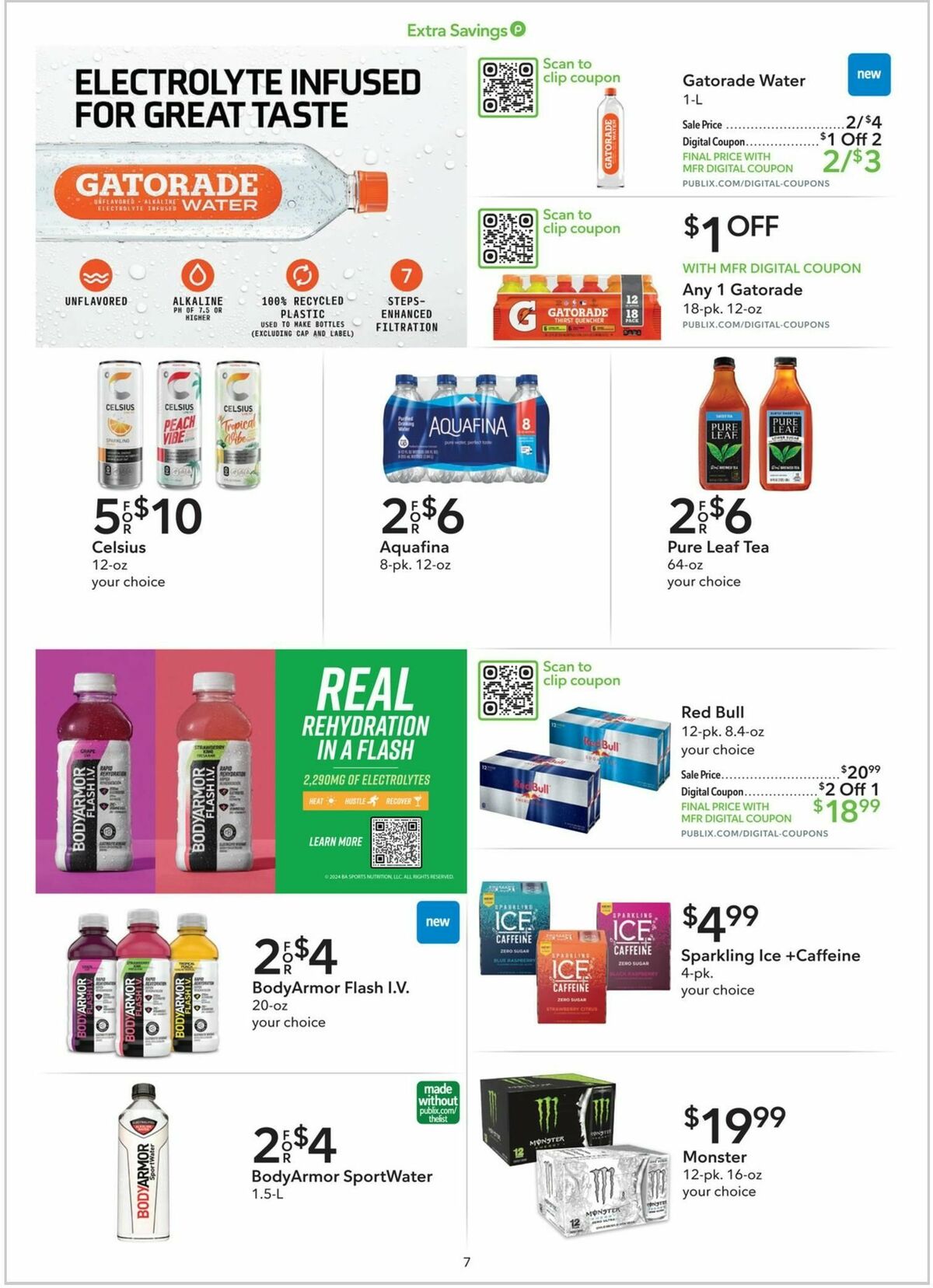 Publix Extra Savings Weekly Ad from August 24