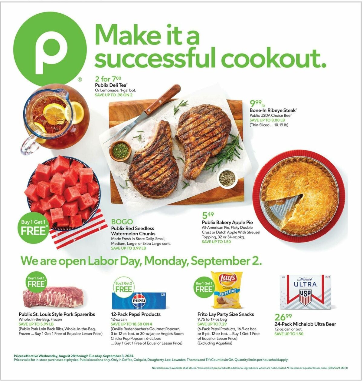 Publix Weekly Ad from August 28