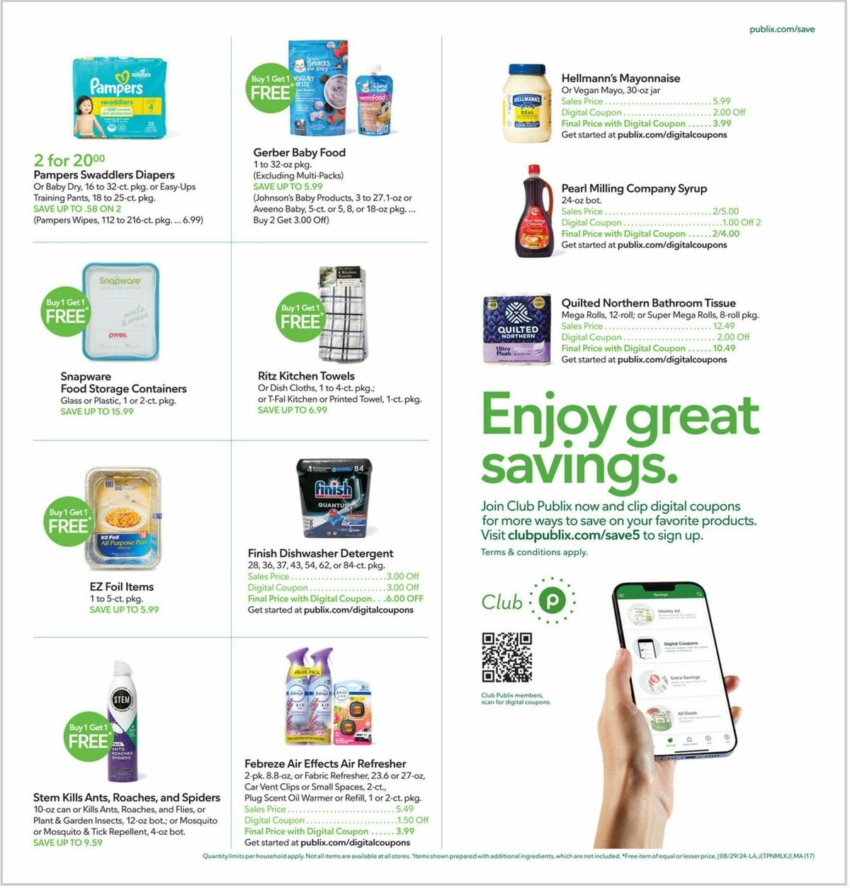 Publix Weekly Ad from August 28