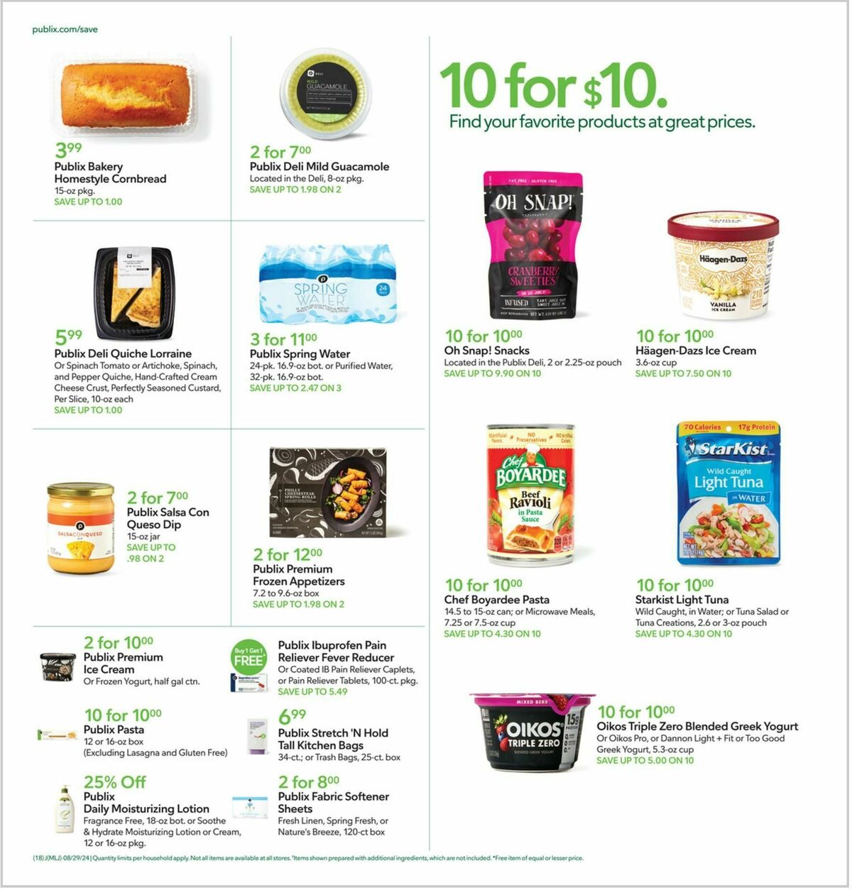 Publix Weekly Ad from August 28