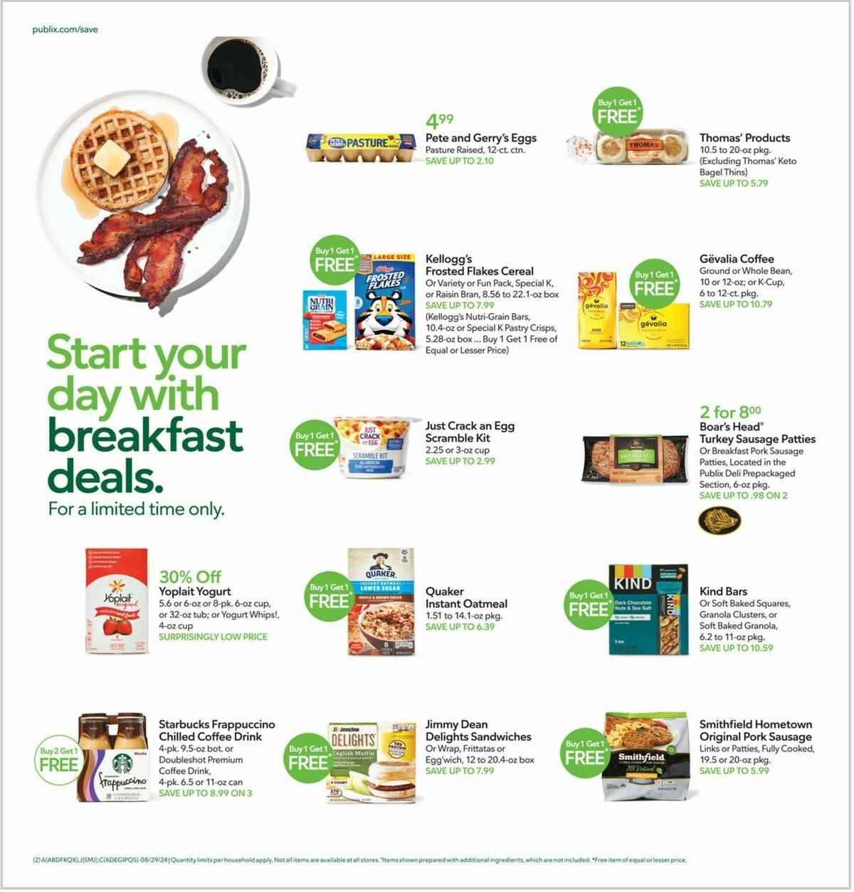 Publix Weekly Ad from August 28