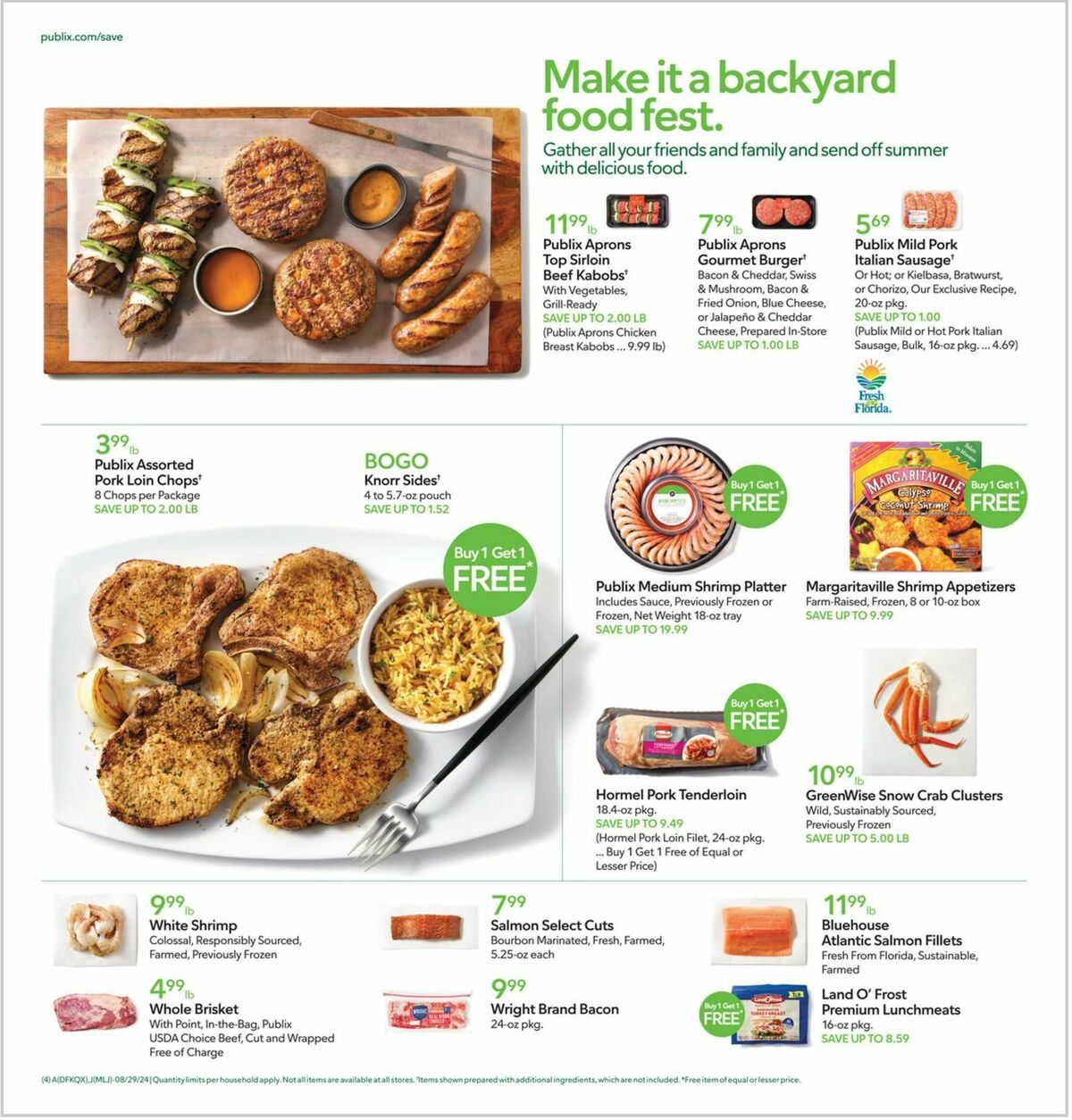 Publix Weekly Ad from August 28