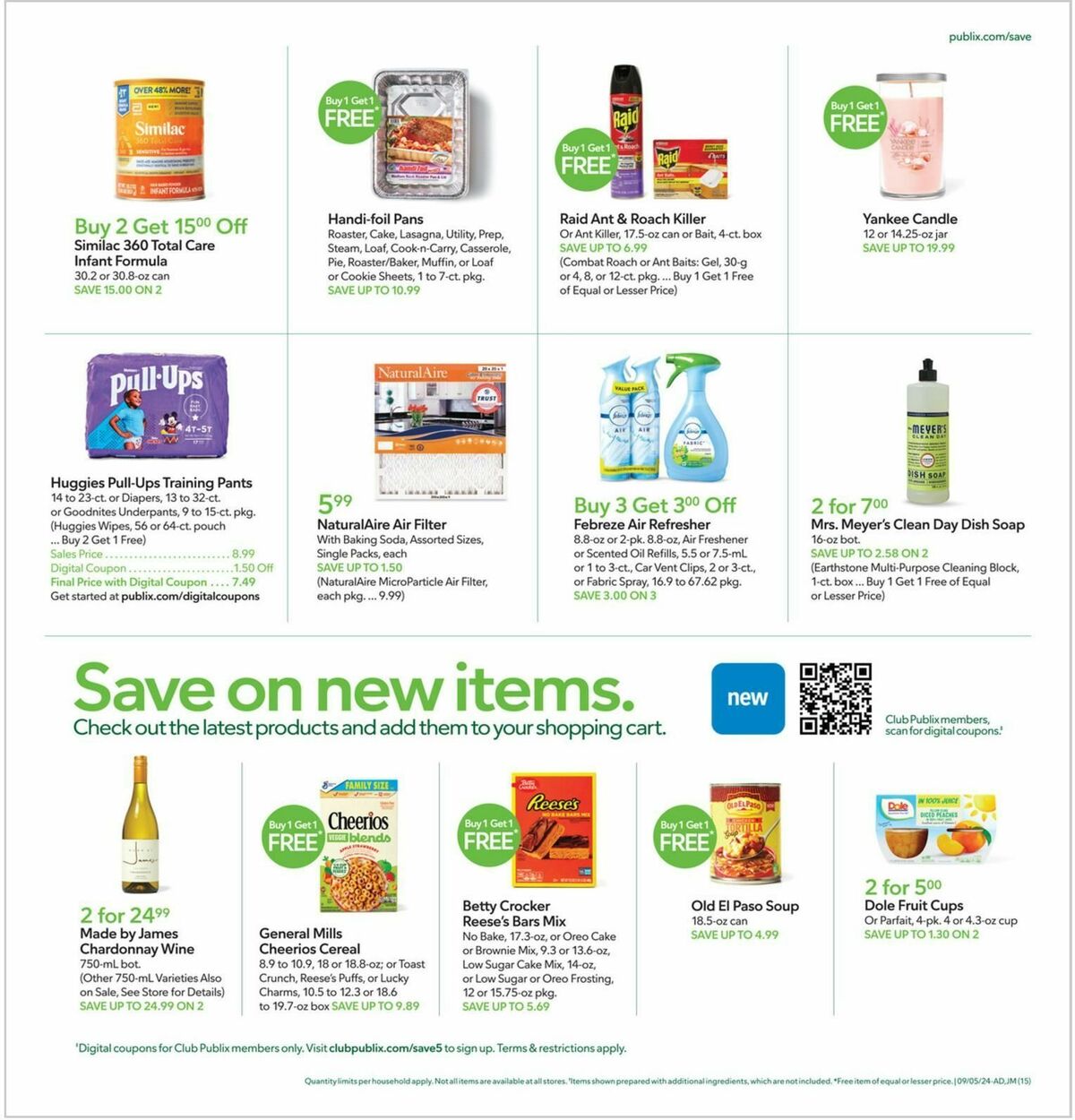 Publix Weekly Ad from September 4