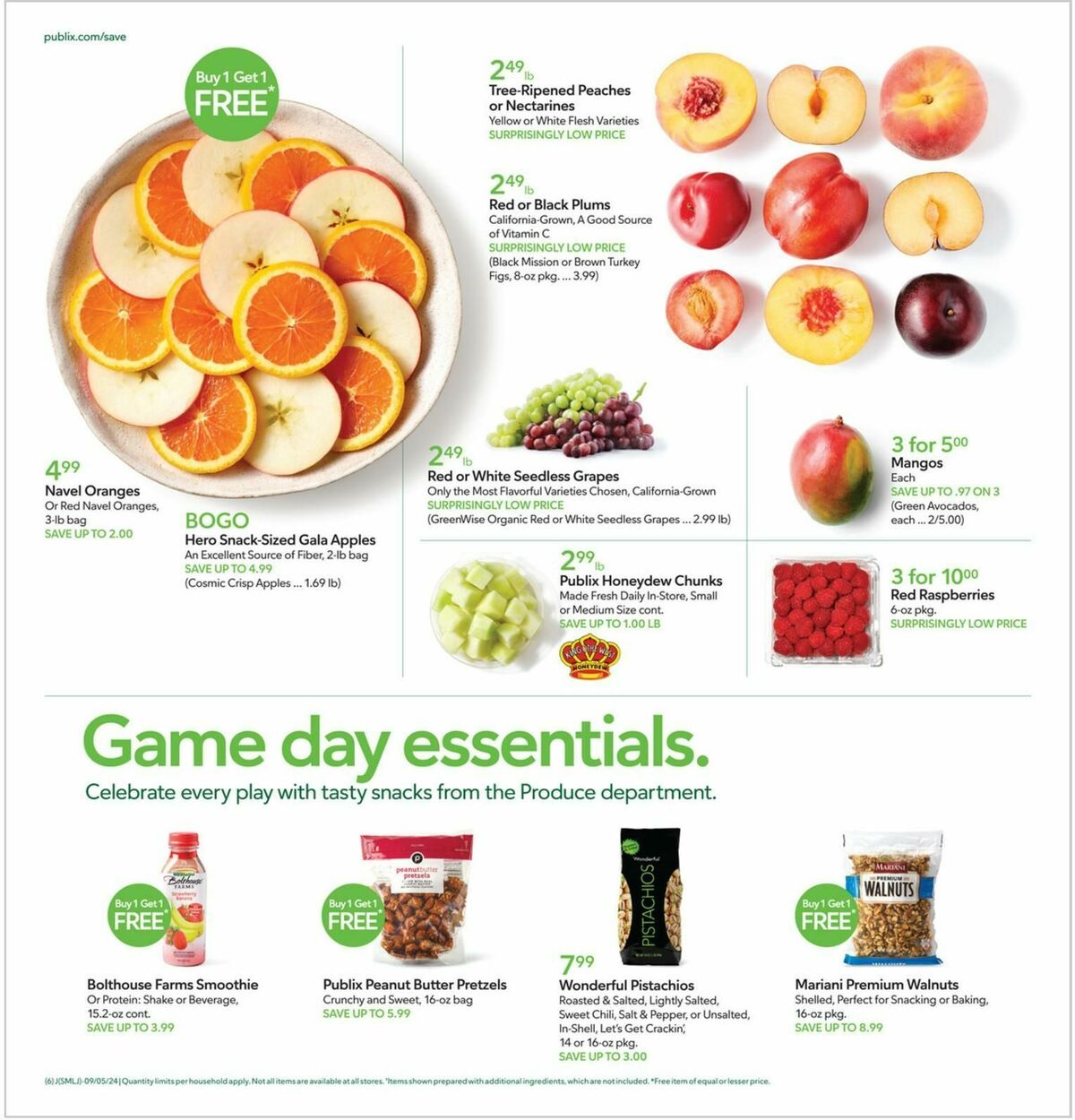 Publix Weekly Ad from September 4