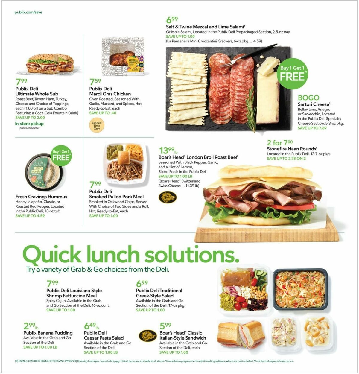 Publix Weekly Ad from September 4