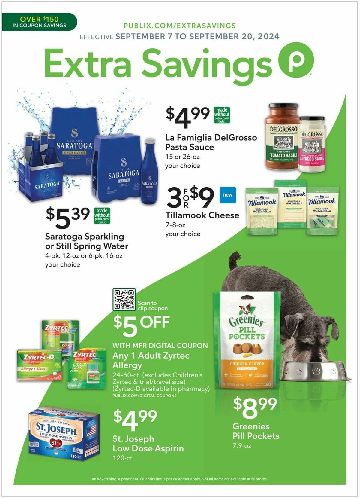 Publix Extra Savings Weekly Ad from September 7