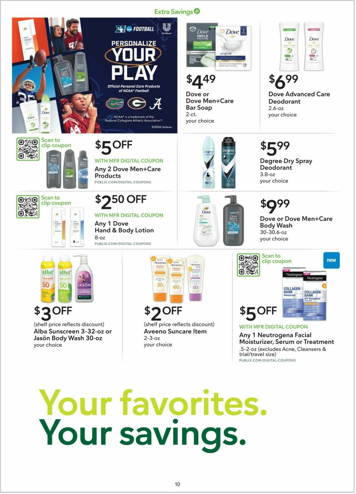 Publix Extra Savings Weekly Ad from September 7