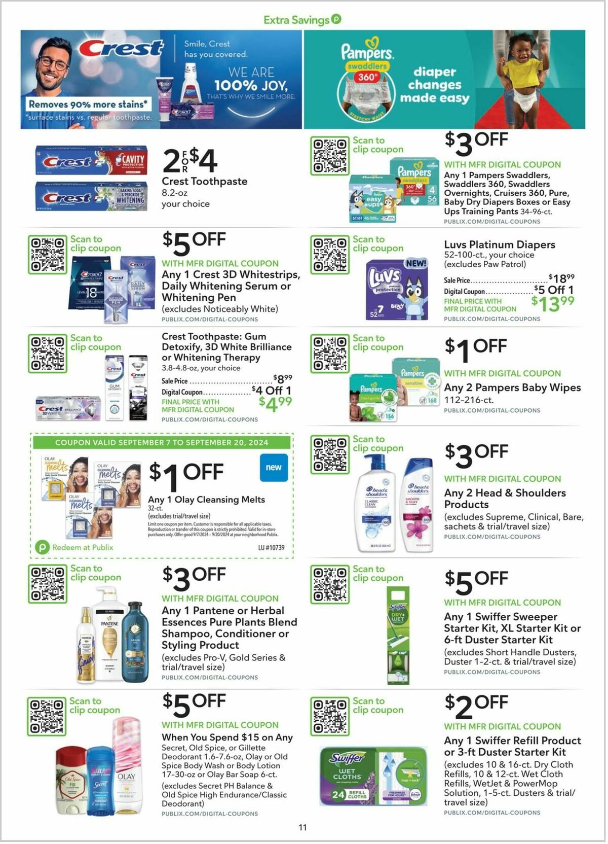 Publix Extra Savings Weekly Ad from September 7