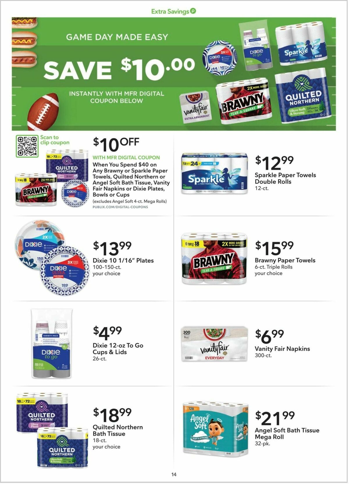 Publix Extra Savings Weekly Ad from September 7