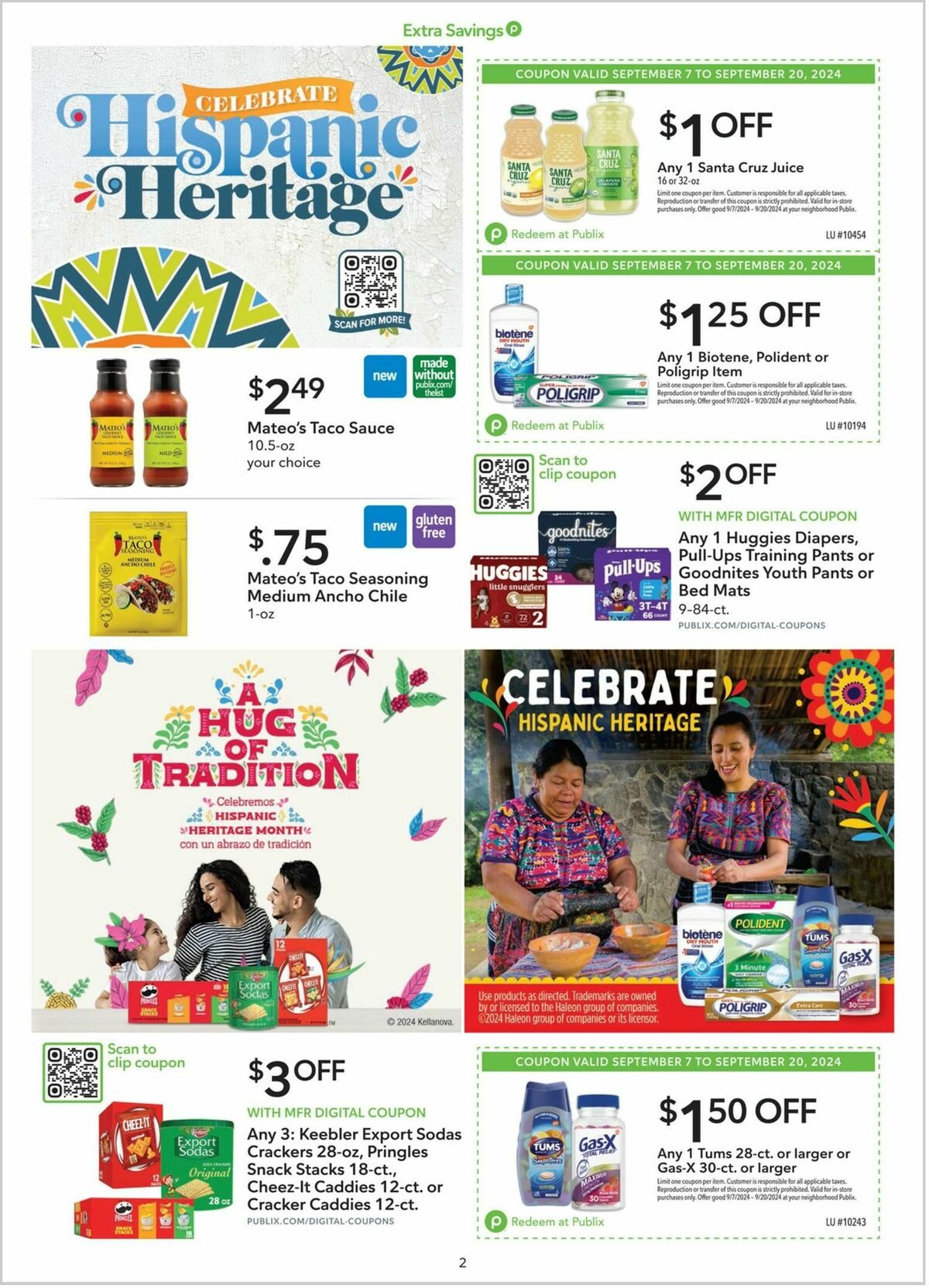 Publix Extra Savings Weekly Ad from September 7