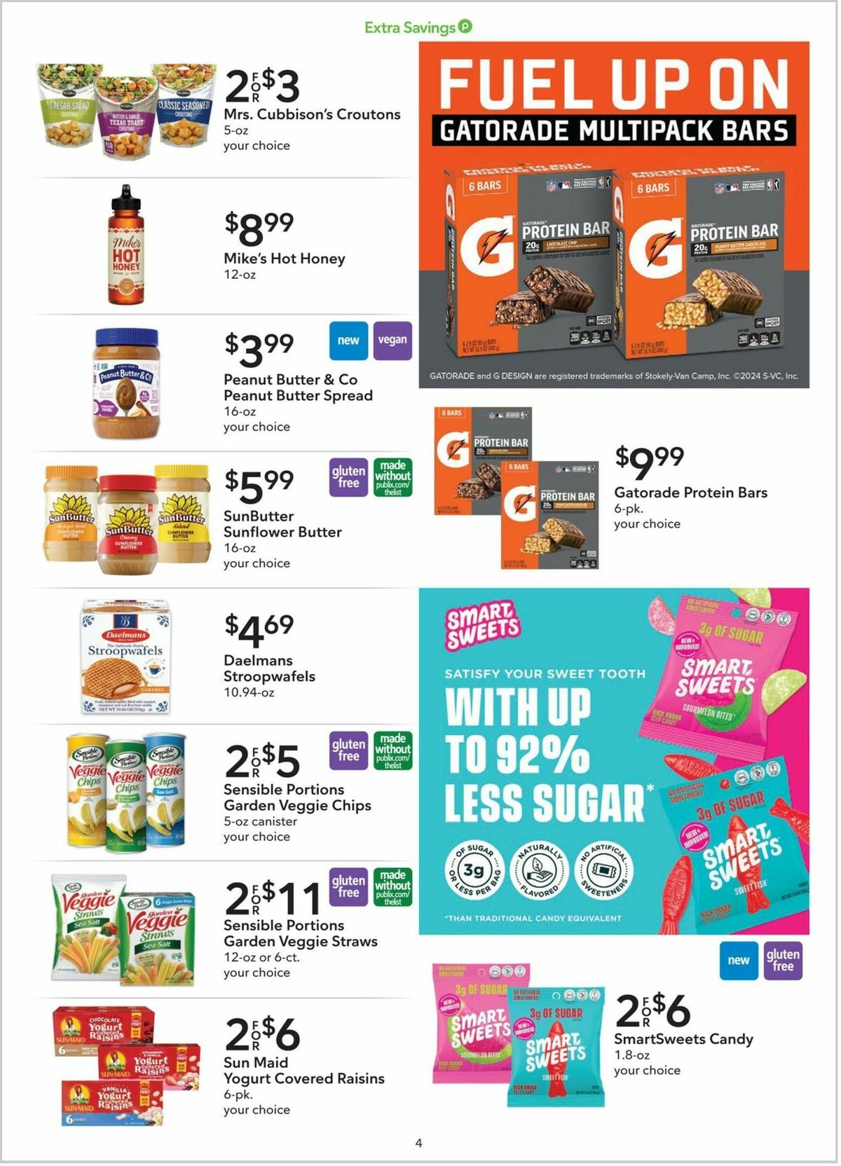 Publix Extra Savings Weekly Ad from September 7