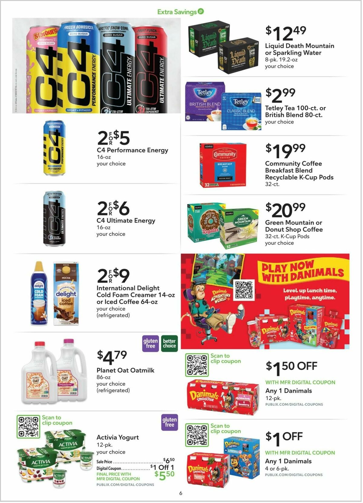 Publix Extra Savings Weekly Ad from September 7