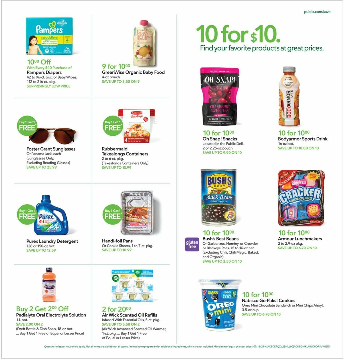 Publix Weekly Ad from September 11