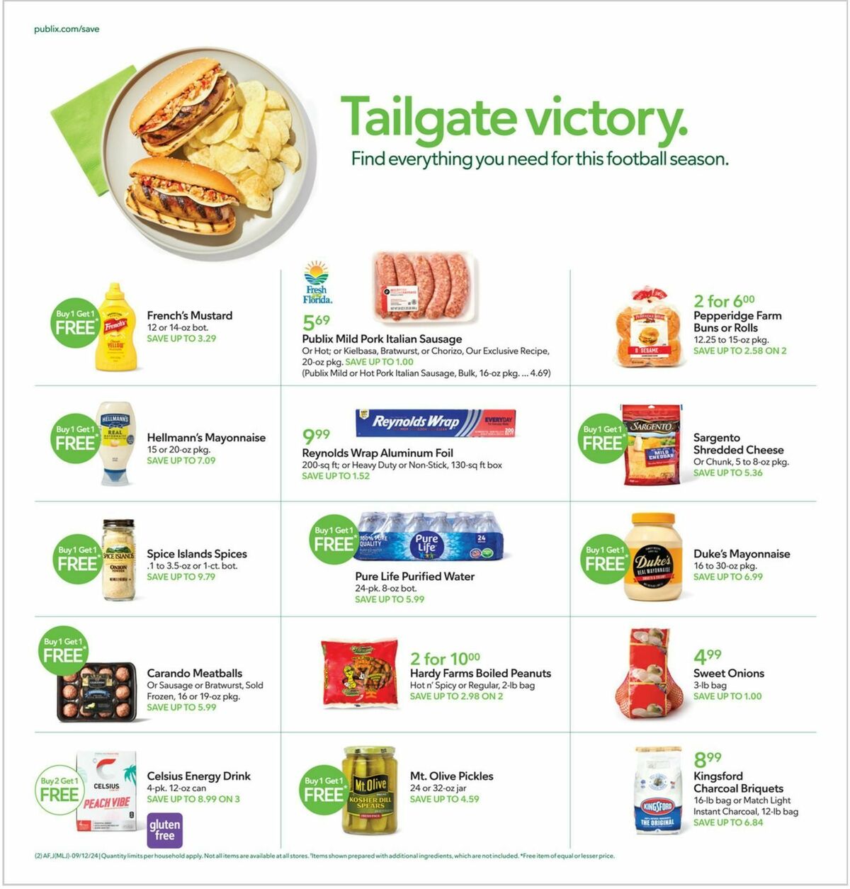 Publix Weekly Ad from September 11