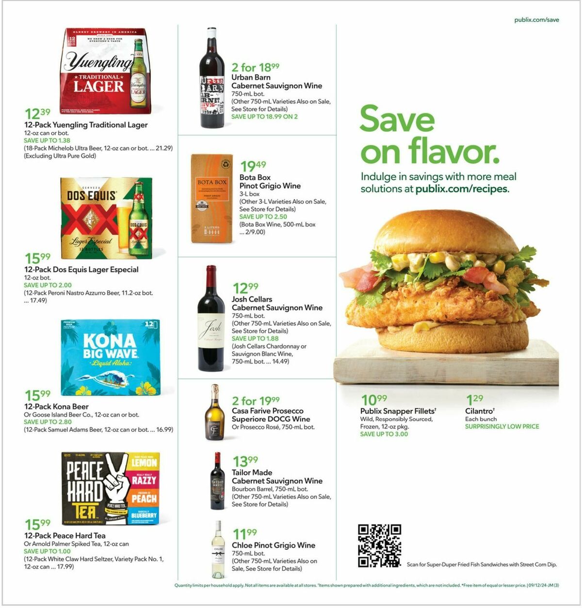 Publix Weekly Ad from September 11