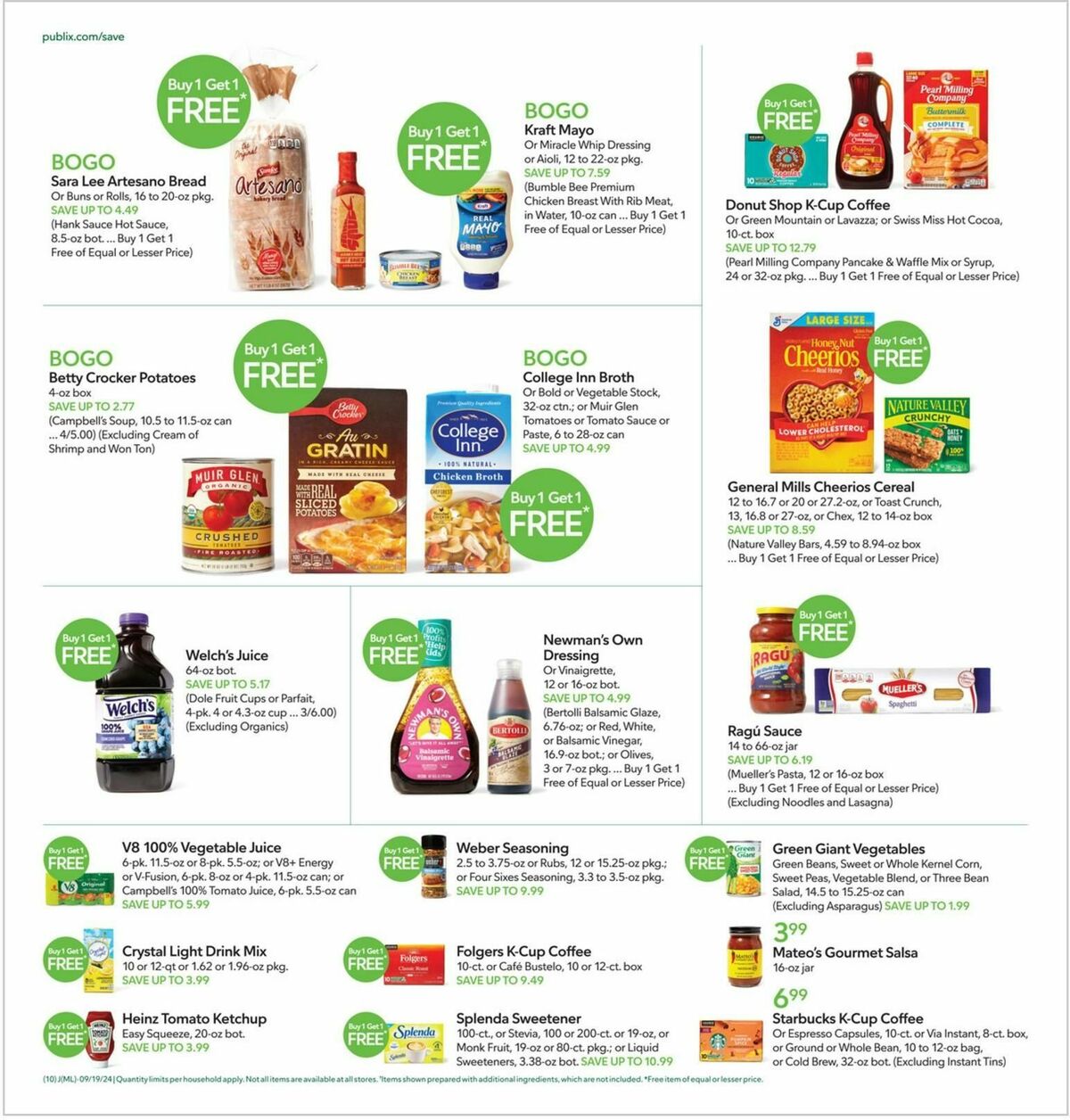 Publix Weekly Ad from September 18