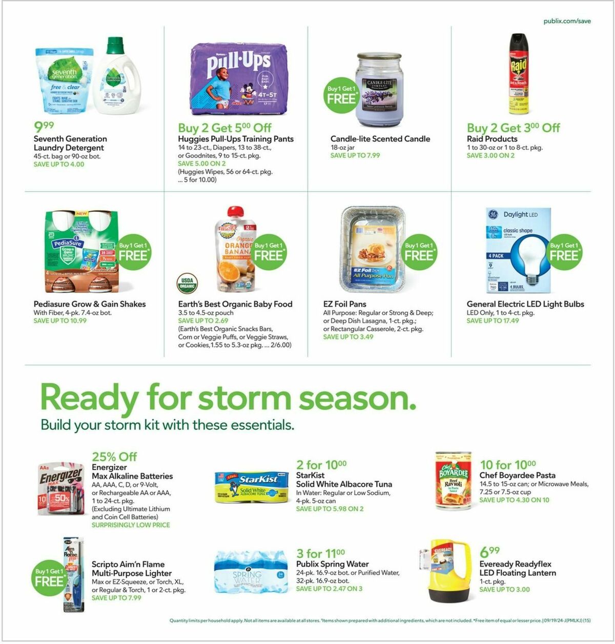 Publix Weekly Ad from September 18