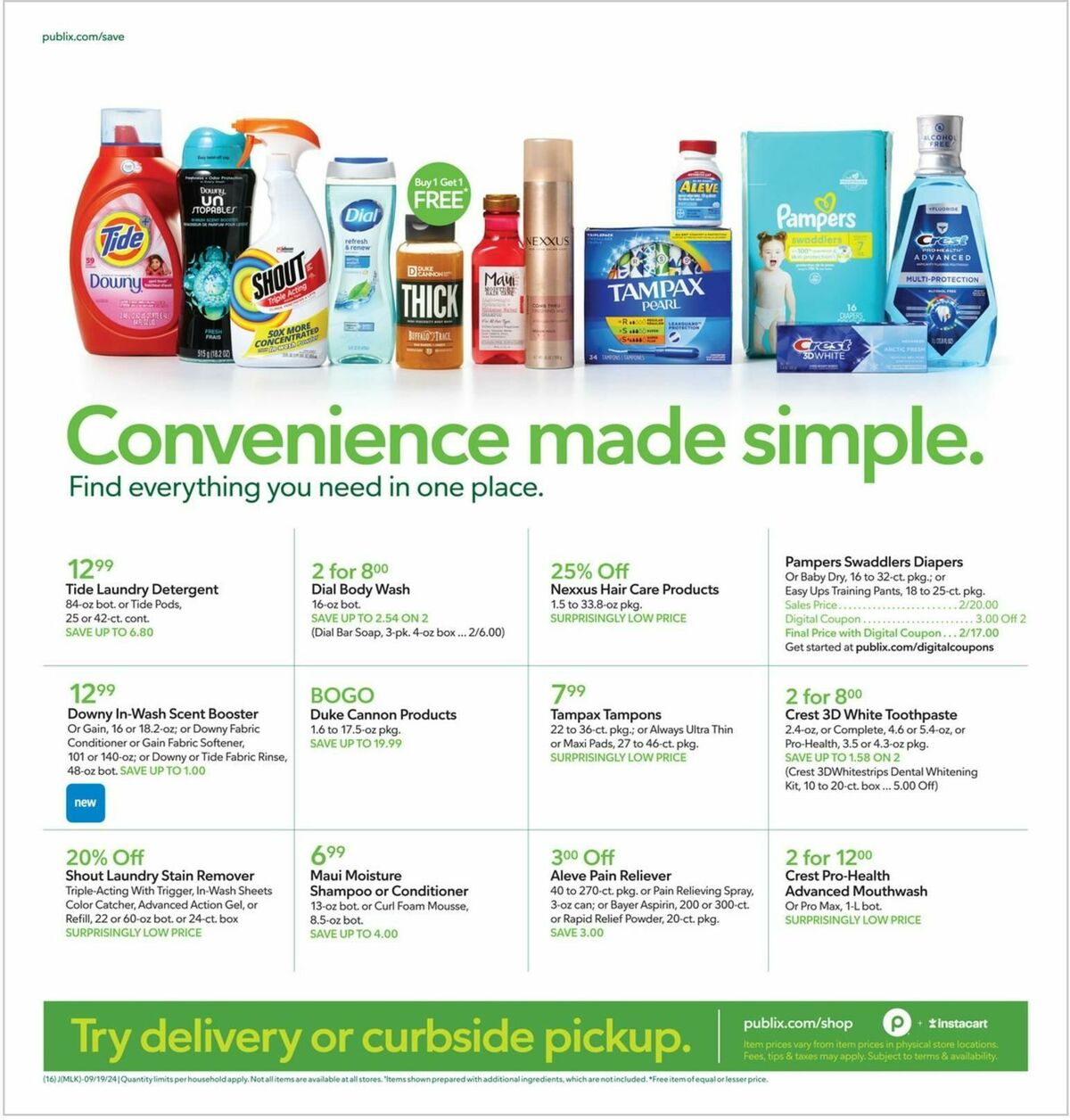 Publix Weekly Ad from September 18