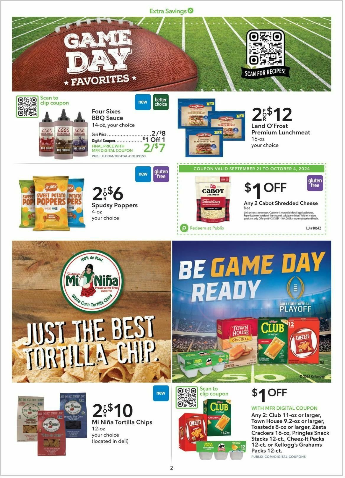 Publix Extra Savings Weekly Ad from September 21