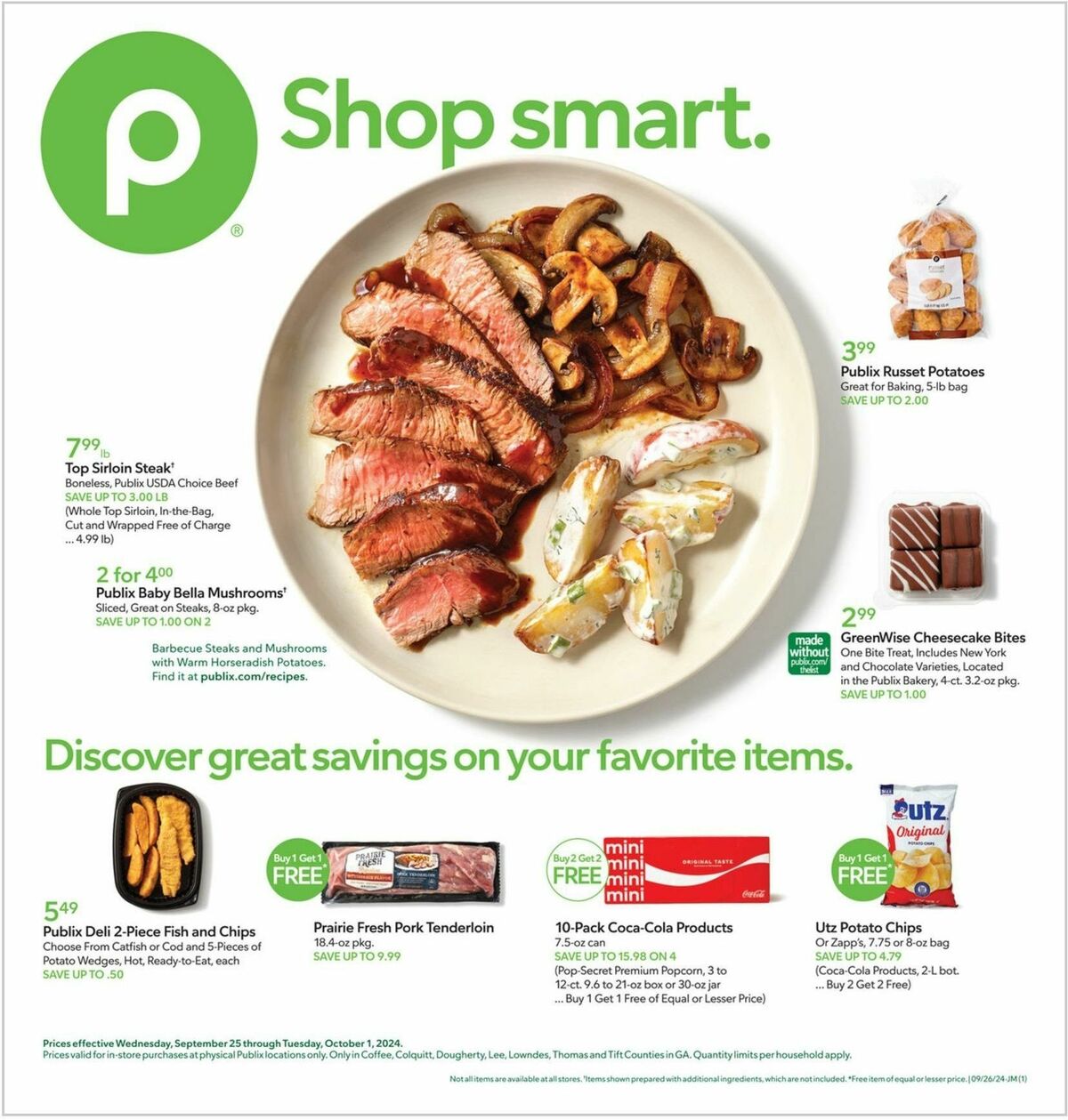 Publix Weekly Ad from September 25