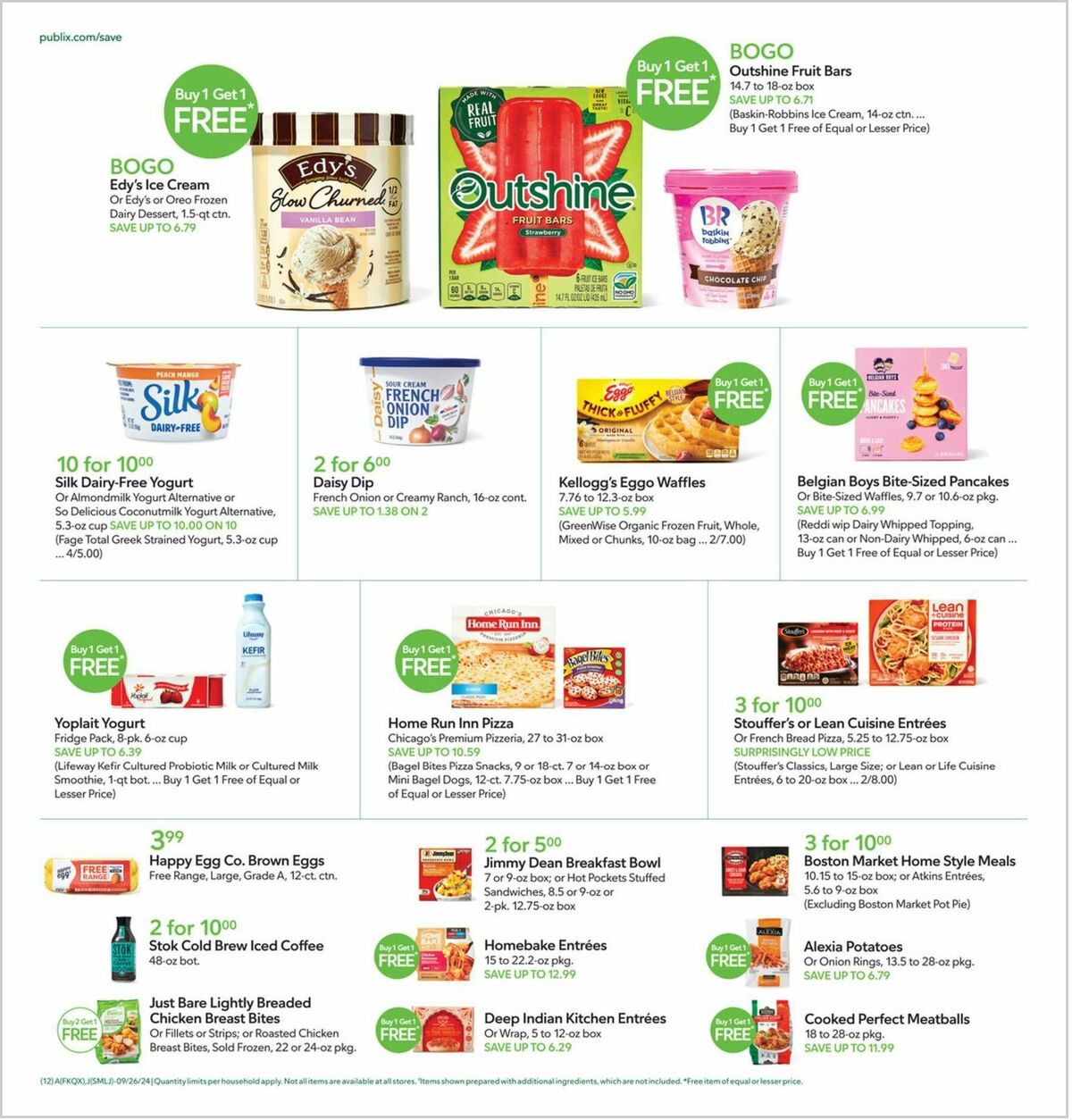 Publix Weekly Ad from September 25