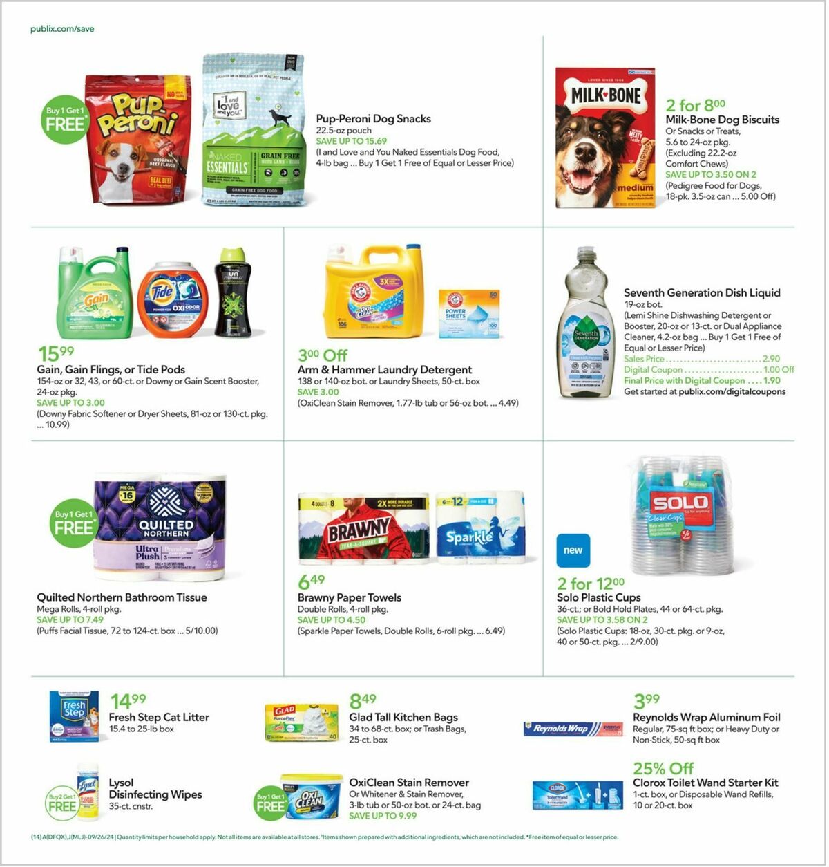 Publix Weekly Ad from September 25