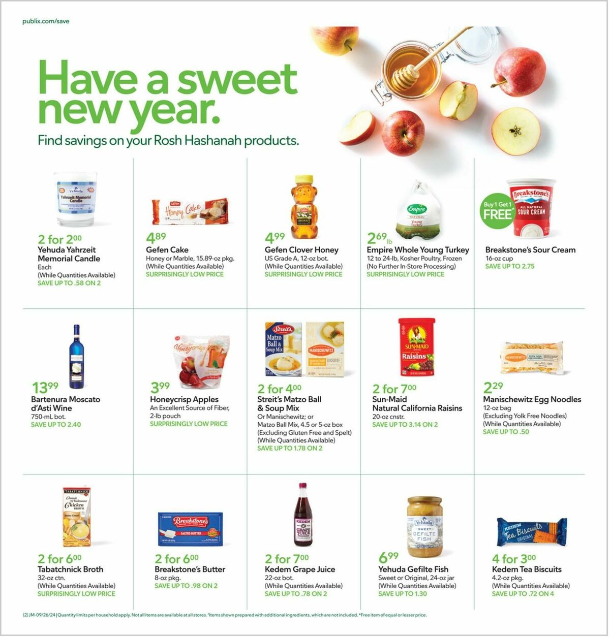 Publix Weekly Ad from September 25