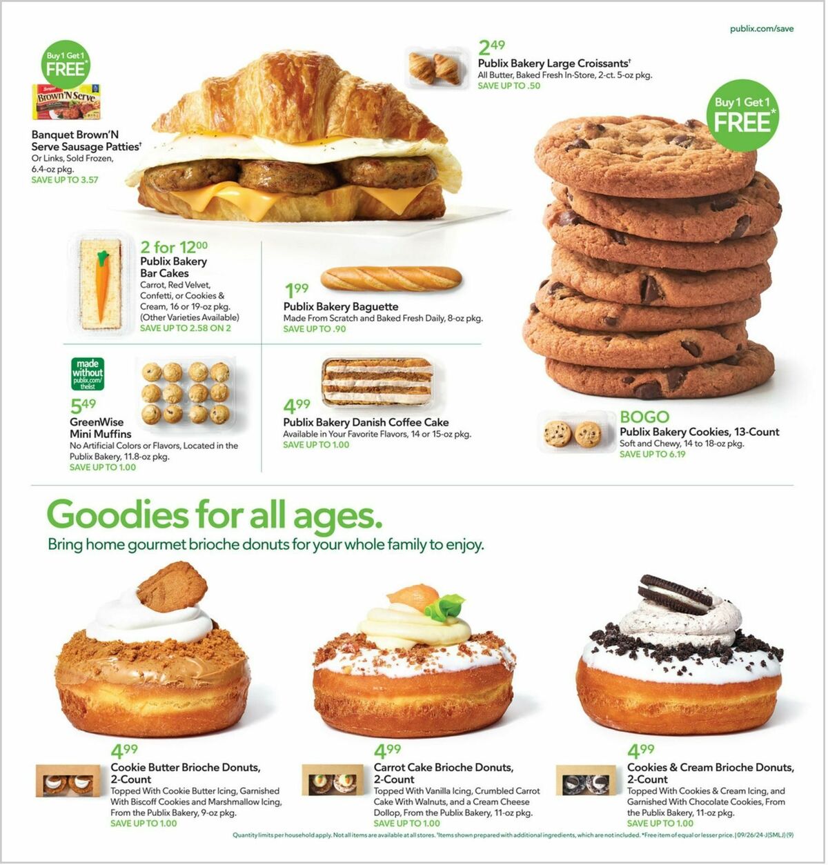 Publix Weekly Ad from September 25