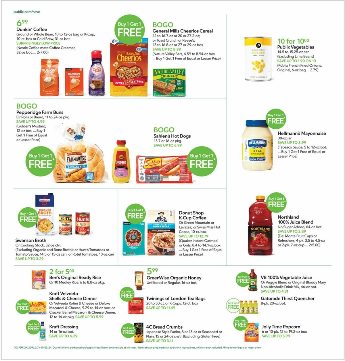 Publix Weekly Ad from October 2